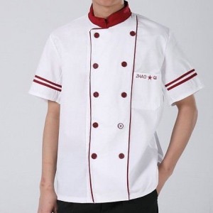 Fashion_Short_sleeve_White_Chef_uniforms_chef_coats_chef_jackets_chef_clothing_chef_jacket_Kitchen_clothing