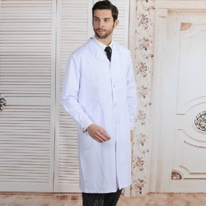 High-quality-men-doctors-work-clothes-Mens-lab-coat-man-long-white-gown-Laboratory-work-clothes