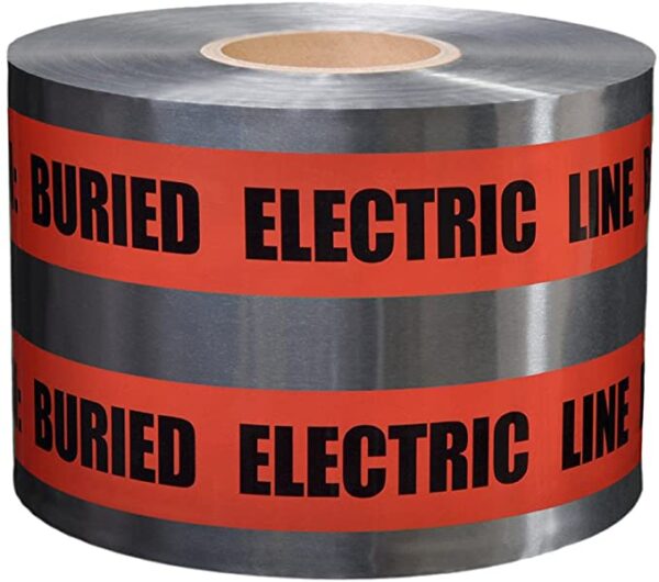 Warning Tape - Buried Electricity Yellow