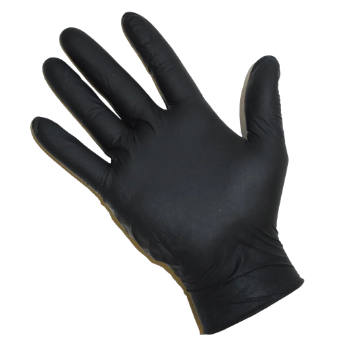 Disposable Black Nitrile Gloves