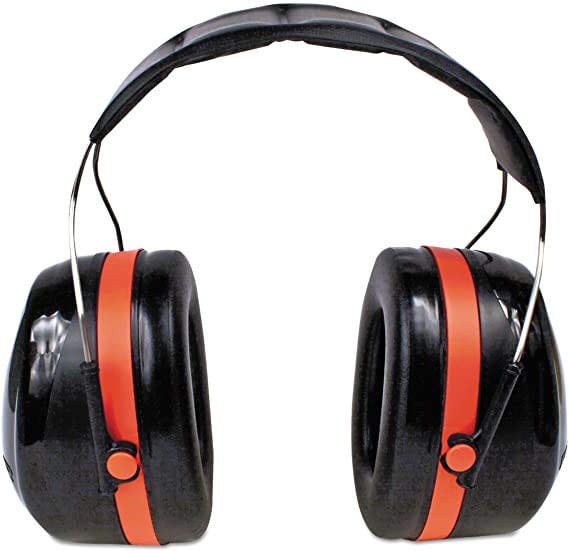 Ear Muffler Red & Black