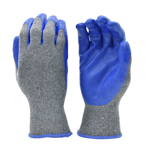 DAERTA - Latex Blue & Grey Dipped Gloves