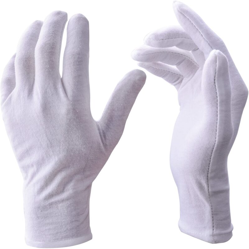 Gloves Cotton White