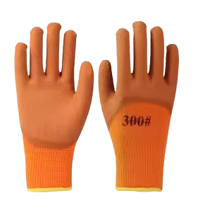 Gloves Dipped Orange