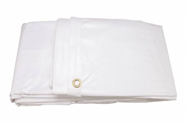 White Tarpaulin Medium 10x20