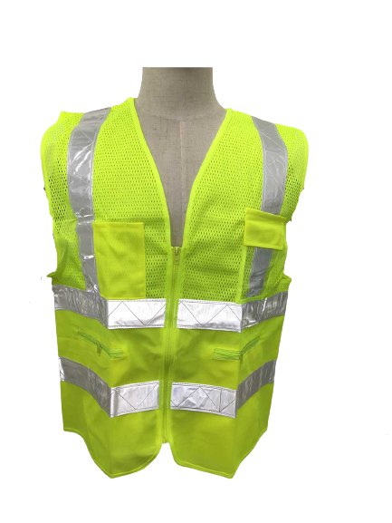 Reflective Vest Perforated Mesh Back
