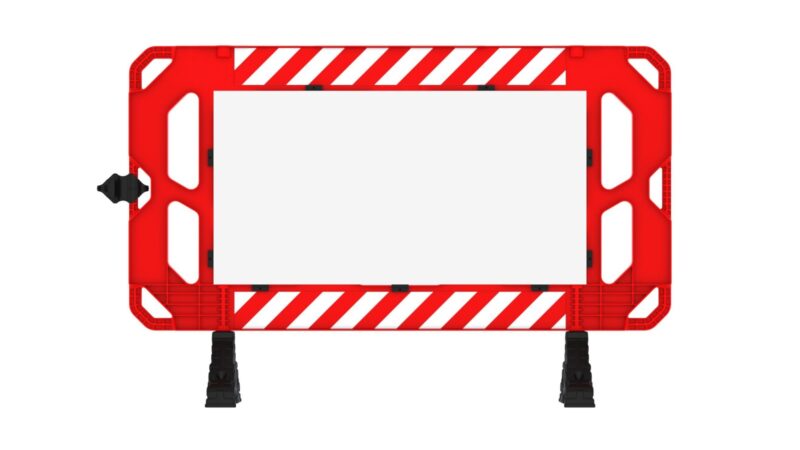 Safety Barrier with One-Sided PVC Foam Board