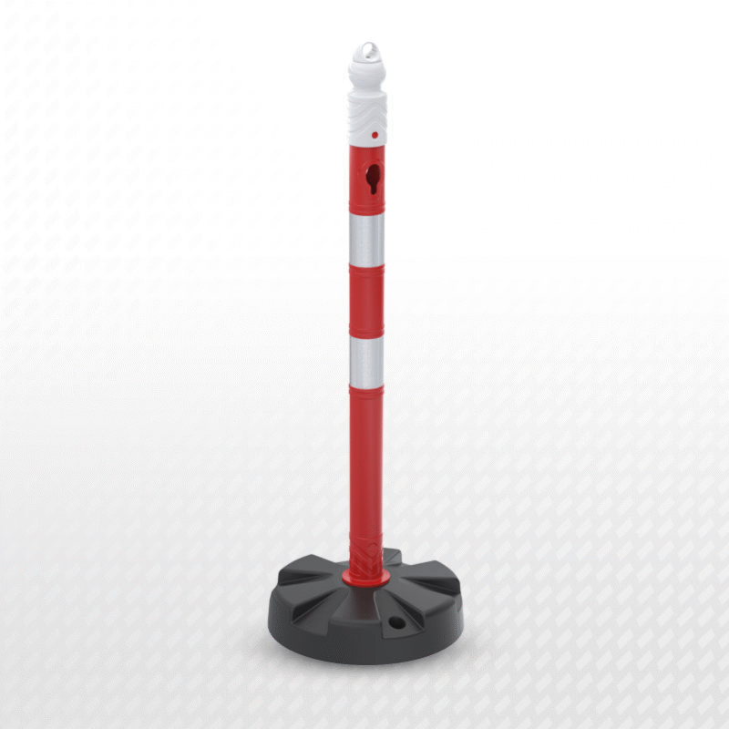 ZT63315R2 WARNING SIGN POLE