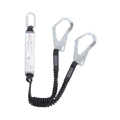 EverGood - Internal Shock Absorbing Safety Lanyard with Double Snap Hook Connectors