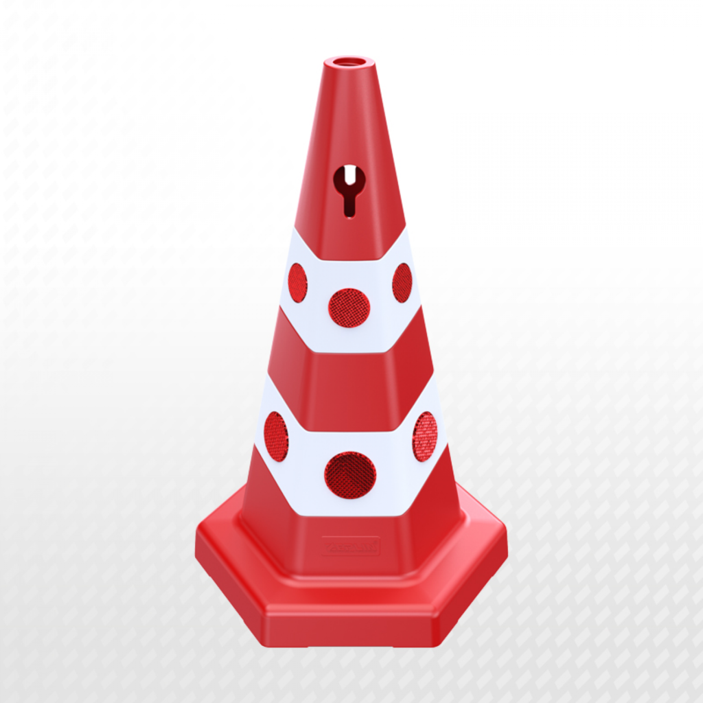 ZT650506 Cat Eyed Weighted Traffic Cone