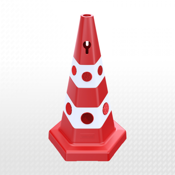 ZT650506 Cat Eyed Weighted Traffic Cone