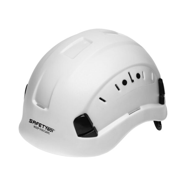 safety helmet ventilated 4 points chinstrap